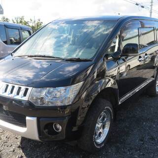 デリカD5！４WD！ワンオーナー！令和３年１１月＊社外HDDナビ...