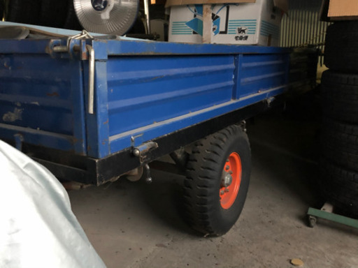 値下げ　農耕用　トラクター　トレーラー