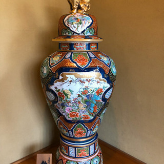 商品説明 □有田焼 錦壺[沈香壺 飾り壺 特大] □