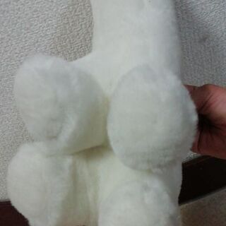 シロクマ　ぬいぐるみの画像