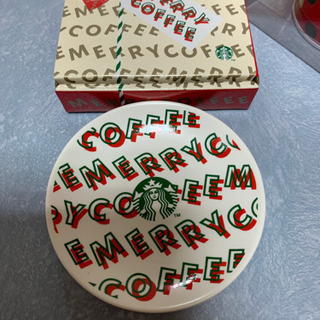 スタバのコーヒーと非売品の小皿 新品未使用の画像