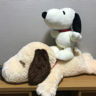 スヌーピーSNOOPYぬいぐるみ２点
