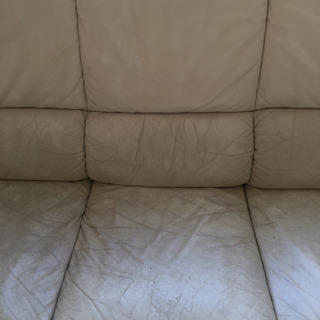 レザーのソファの画像