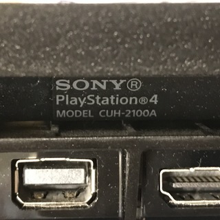 中古　プレイステーション4　PS4　薄型本体　ps4 CUH-2100A B01 500GB 箱付きの画像
