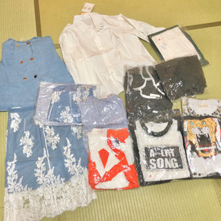 まとめ売り！　Tシャツ　水着　スカート　セットアップ　ネコ　フクロウ　ハートの画像