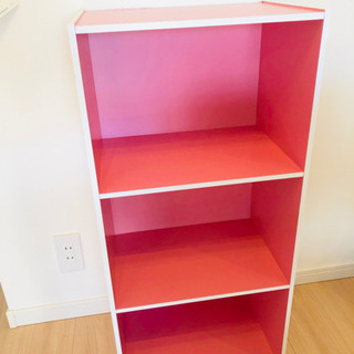 カラーボックスピンク、ホワイト ☆美品！