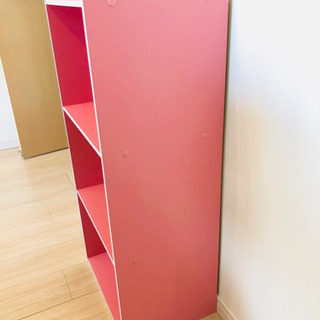 カラーボックスピンク、ホワイト ☆美品！の画像