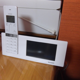 【売却済み】SHARPインテリアコードレスホン タッチパネル多機...