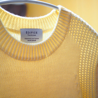 EDIFICE ニット　白