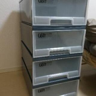 衣装ケース  大 ４個セット castyの画像