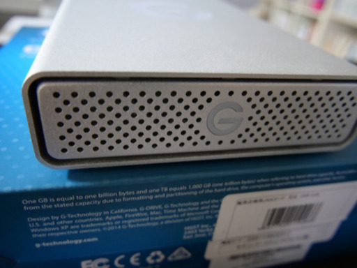 外付けHDD 6TB G-Technology (HGST) G-DRIVE