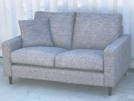 美品！ニトリ 2人掛けソファ◇NポケットA7 FM-MO◇ファブリック◇コンパクト