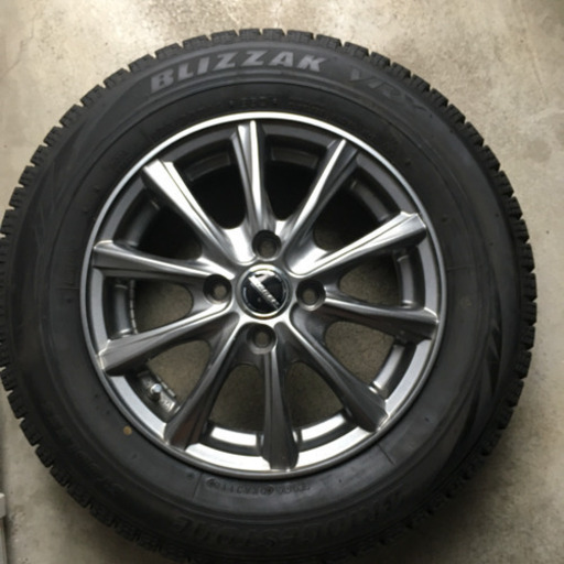 【値下げしました】ブリザックVRX 185/65R14ホイール付4本セット