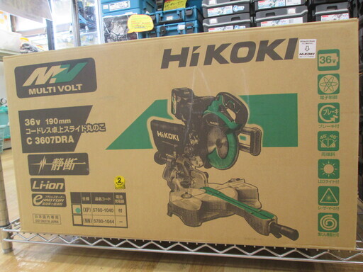 HIKOKI　ハイコーキ　スライドマルノコ　C3607DRA（XP）未使用