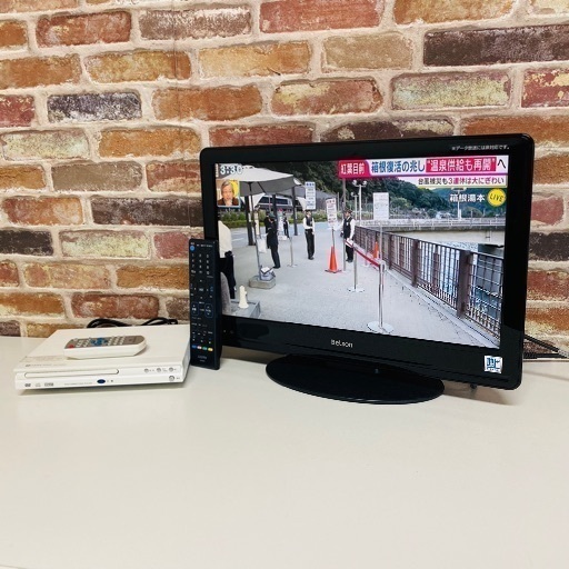 即日受渡可‍♀️ Belson 19V型 液晶テレビ DS19-11B 2011年＆VERTEX DVDセット ¥5,500円