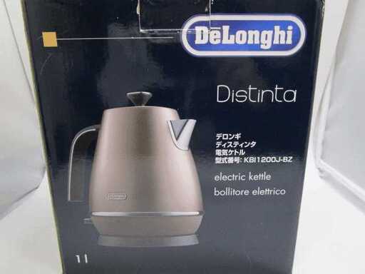 デロンギ/DeLonghi 電気ケトル ディスティンタコレクション KBI1200J-BZ フューチャーブロンズ　【中古】