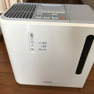 アイリスオーヤマ 加湿器 気化ハイブリッド式 グレー EHH-5...
