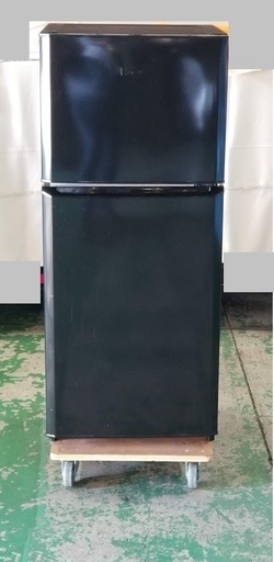◆ 中古・現状品【ハイアール　冷凍冷蔵庫　JR-N121A　2017年製】黒 121Ｌ ◆