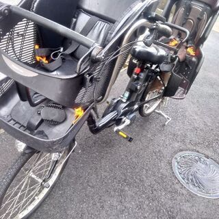 子乗せ電動自転車　３人乗り