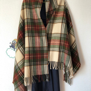 マフラーお洒落暖かい