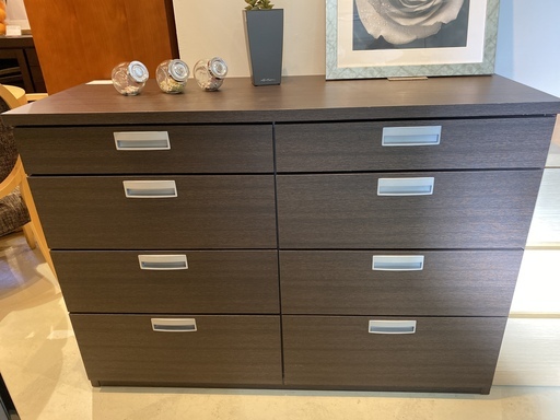 チェスト ローチェスト 収納 茶 木製 中古品