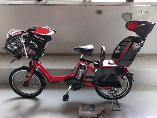 福岡市発 ブリヂストン A20L83 アンジェリーノプティットe 電動自転車 20インチ 3段 新基準3人乗り 8.9Ahバッテリー