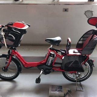 福岡市発 ブリヂストン A20L83 アンジェリーノプティットe 電動自転車 20インチ 3段 新基準3人乗り 8.9Ahバッテリー