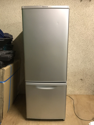Panasonic パナソニック 2ドア ノンフロン冷凍冷蔵庫 168L NR-B175W-S 2013年製