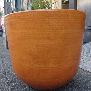 アンティーク 陶器 植木鉢 として インテリアに最適の画像