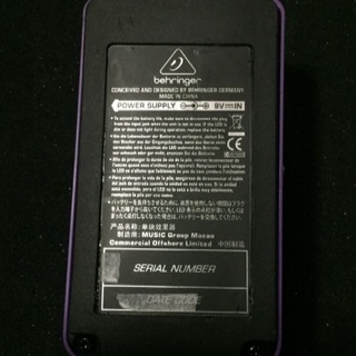 BEHRINGER エフェクターOUTLET 展示品チョイ傷特価 PO300の画像