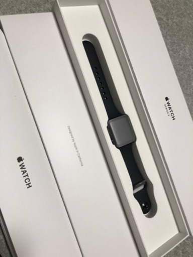 【新品未使用】Apple Watch series3 【GPS】Space Gray Aluminum Sport Band Blac