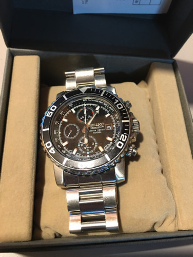 セイコーSEIKO クォーツ 7T62 箱取説付　動作品