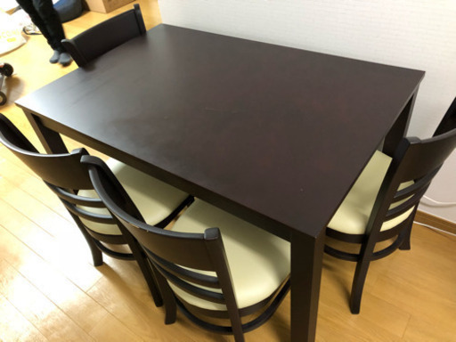 ダイニングセット 椅子４脚付