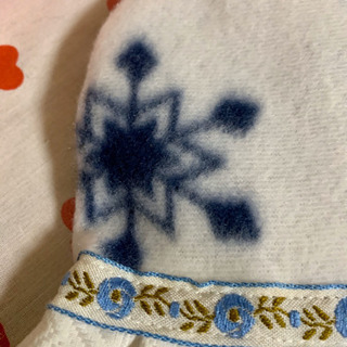 ハンドメイド犬服 フリース切り替えワンピ S～Mの画像