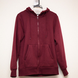ワイン色　パーカー