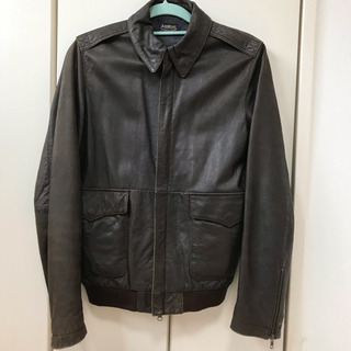 ジャーナルスタンダード メンズ カワジャン レザージャケット 革ジャンアウターの画像