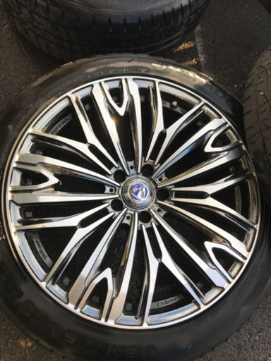20インチ レイズ 8.5J +45 ベルサス ストラテジーア アンジェロ 4本