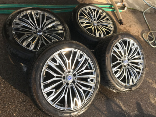 20インチ レイズ 8.5J +45 ベルサス ストラテジーア アンジェロ 4本