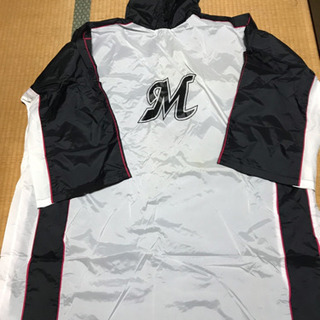 千葉ロッテマリーンズ  ポンチョ型雨具、収納袋付