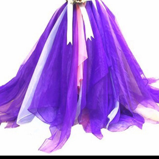 ウェディングドレス オーバースカート