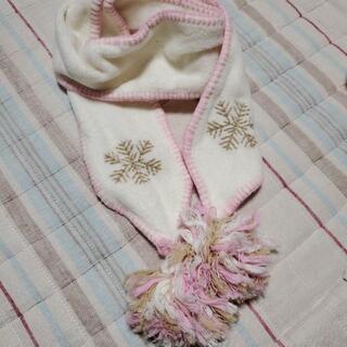 GAP　女児用帽子とマフラーのセットの画像