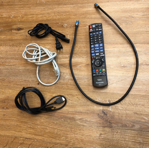 【付属品豊富】PanasonicBDレコーダーDMR-BRW520 500GB HDMI リモコン LANケーブル アンテナ線（728