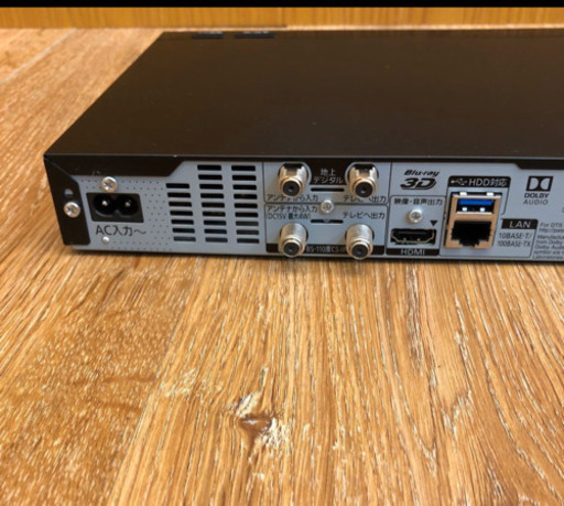 【付属品豊富】PanasonicBDレコーダーDMR-BRW520 500GB HDMI リモコン LANケーブル アンテナ線（728