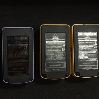 取引中〜BEHRINGER エフェクターOUTLET 展示品チョイ傷特価 5個セットの画像