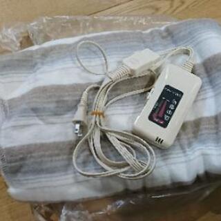 (開封すみ)洗える電気敷き毛布