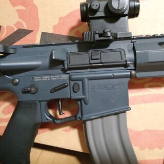 電動ガン KRYTAC LVOA-C WG(ｳﾙﾌｸﾞﾚｰ) 世界限定1000丁 予備マガジン T-1ダットサイト T型コネクタの画像