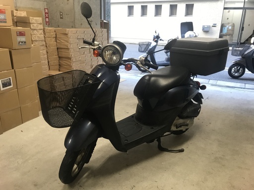 ホンダ 原付 トゥデイ AF67 前カゴ・後部ケース付 Today 原付