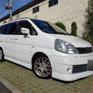 激安!車検３年４月★すぐ乗れる８人乗りセレナ！車高調 フルエアロHID