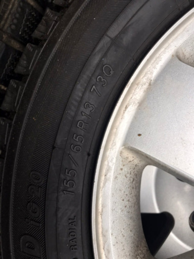?軽自動車用アルミホイール付きスタッドレスタイヤ★