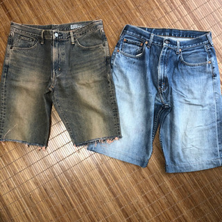 リーバイス EDWIN 半パン2枚セット